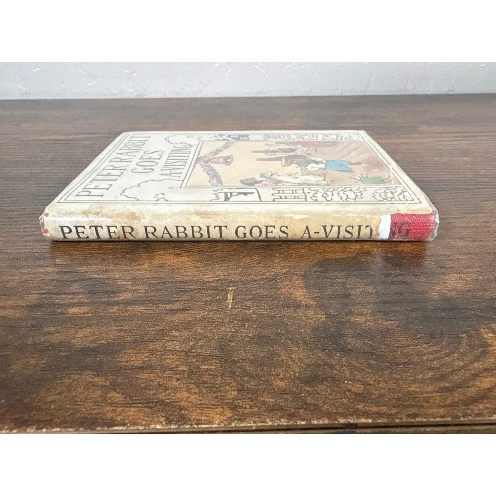 1921 Peter Rabbit Goes A-Visiting Linda Stevens Almond Altemus Series Book DJ